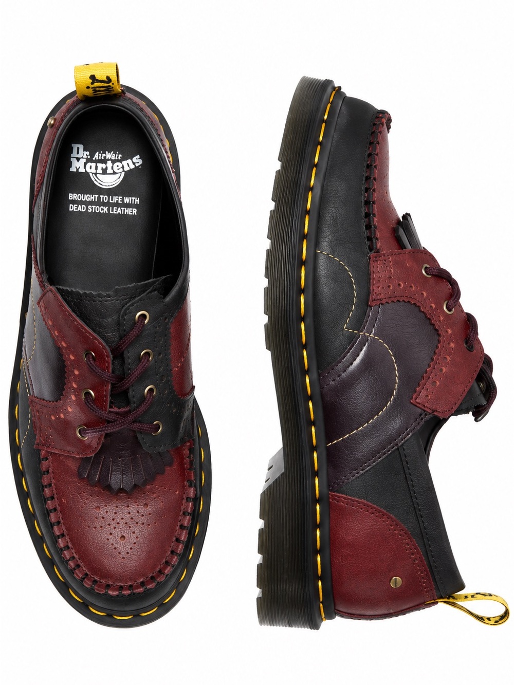 Dr. Martens 1461 Fused Patch Work Brogue Derby Mens size 11 NEW!!! RARE!!! - Picture 8 of 11